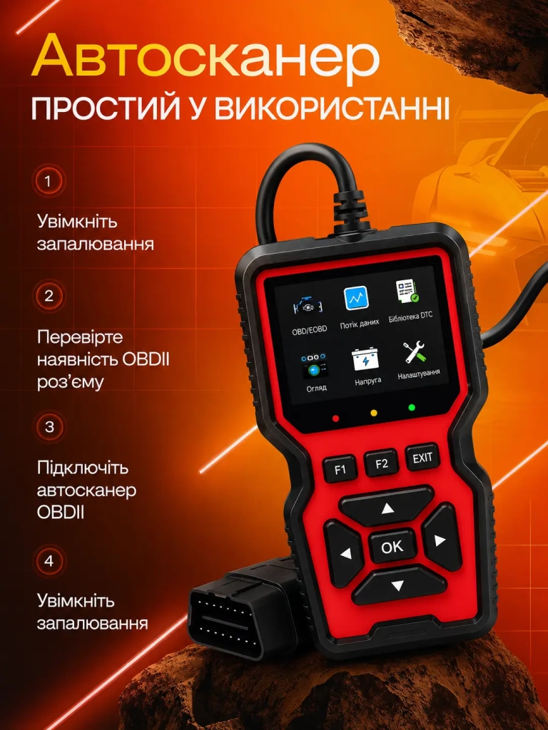 Автосканер YM519